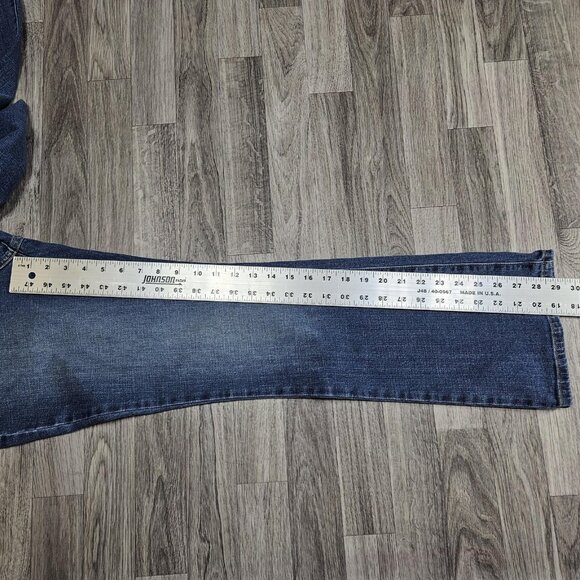 Levis 529 Bootcut Jeans Womens 6 Blue Medium Wash Stretch Denim - Picture 12 of 14